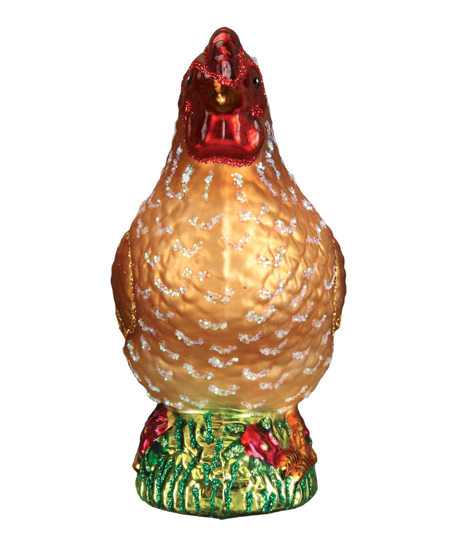 Spring Chicken Christmas Ornament
