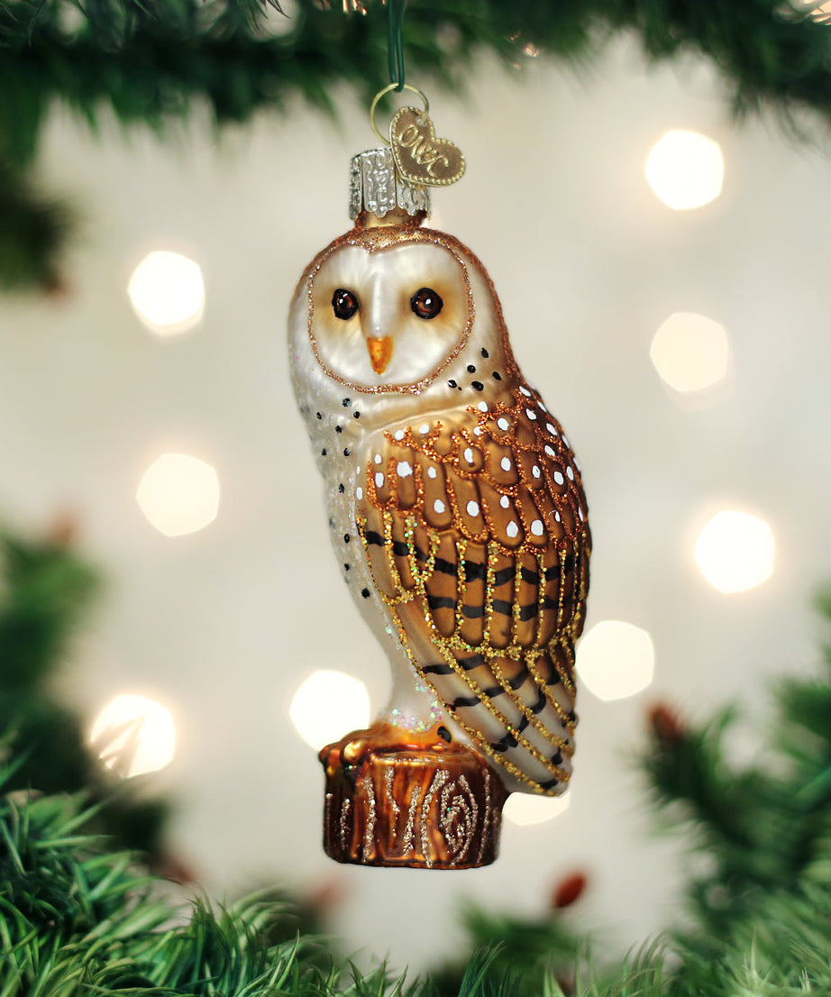 Barn Owl Ornament