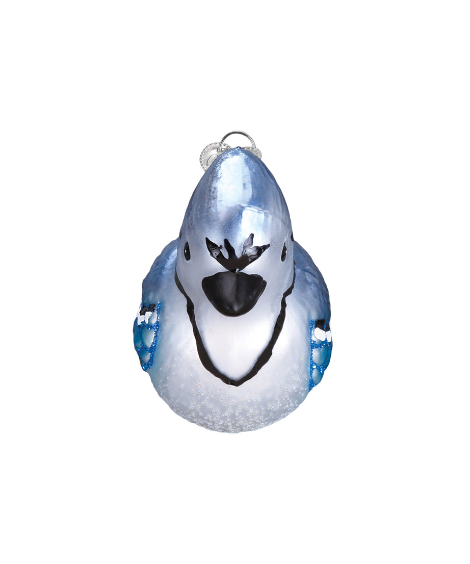 Bright Blue Jay Ornament