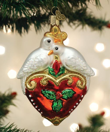 Two Turtle Doves Ornament