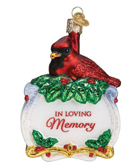 Memorial Cardinal Ornament