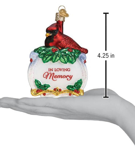 Memorial Cardinal Ornament