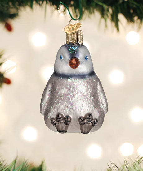 Sitting Penguin Chick Ornament