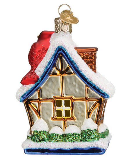 Cardinal Birdhouse Ornament