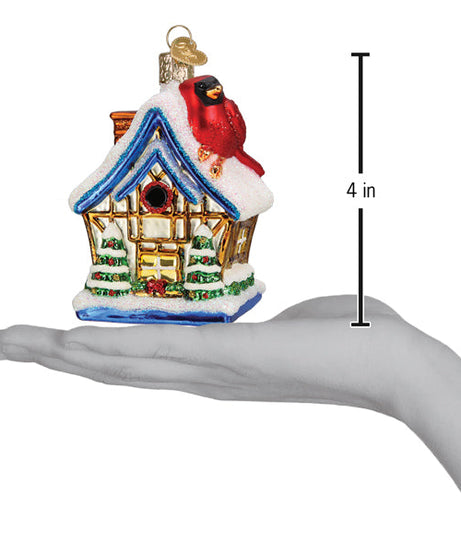 Cardinal Birdhouse Ornament