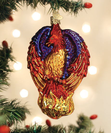 Fiery Phoenix Ornament