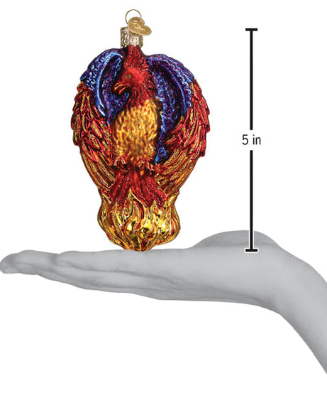Fiery Phoenix Ornament