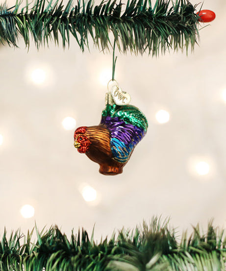 Small Rooster Ornament