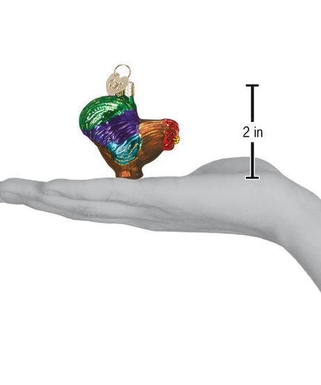 Small Rooster Ornament