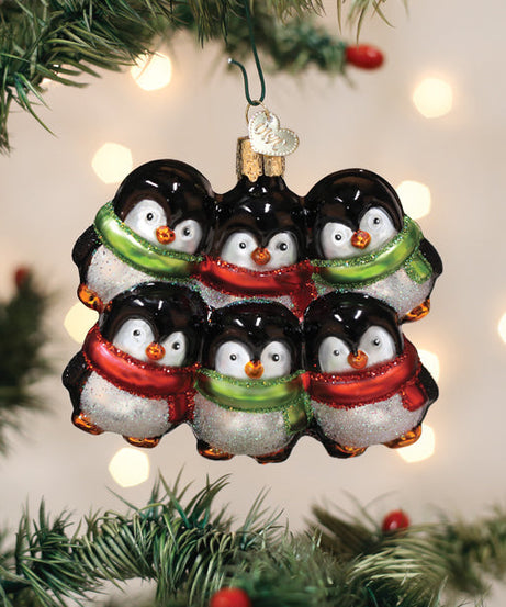 Penguin Family Of 6 Ornament - Grazingbelles