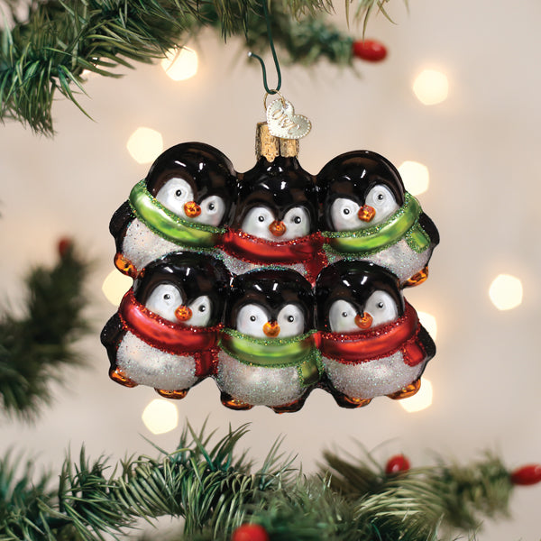 Penguin Family Of 6 Ornament - Grazingbelles