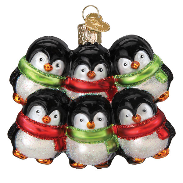 Penguin Family Of 6 Ornament - Grazingbelles