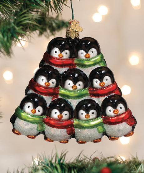Penguin Family Of 9 Ornament - Grazingbelles