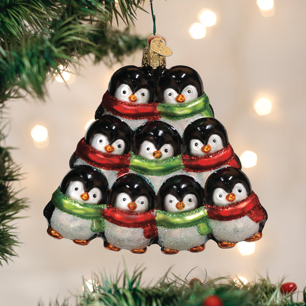 Penguin Family Of 9 Ornament - Grazingbelles