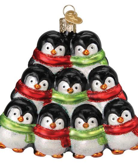 Penguin Family Of 9 Ornament - Grazingbelles