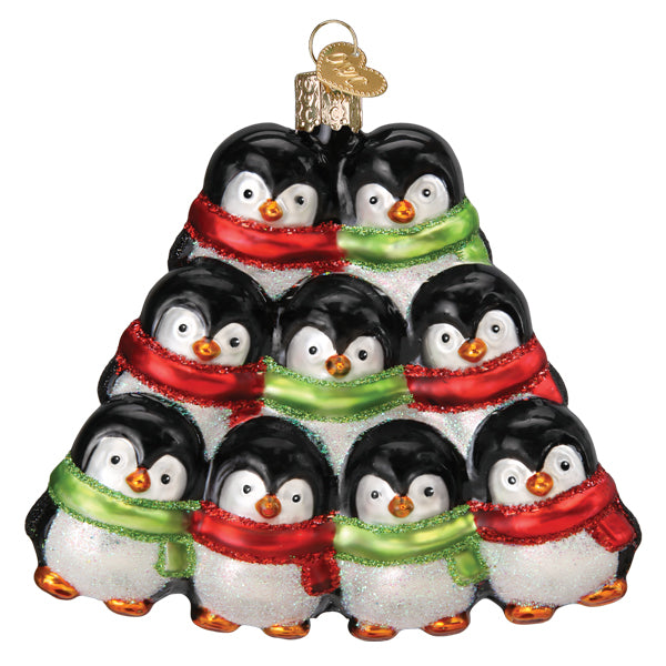 Penguin Family Of 9 Ornament - Grazingbelles