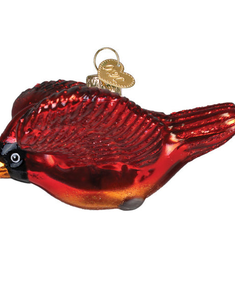 Cardinal In Flight Ornament