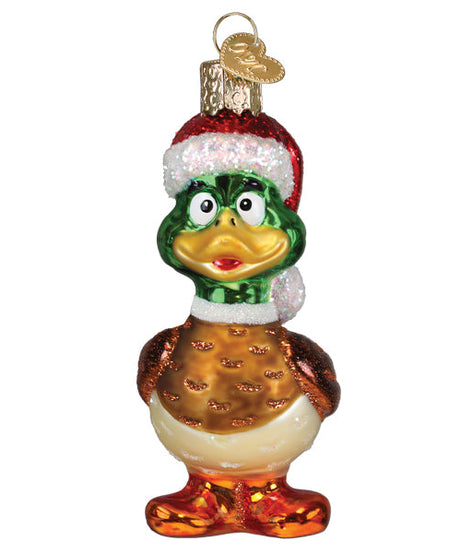 Silly Santa Duck Ornament