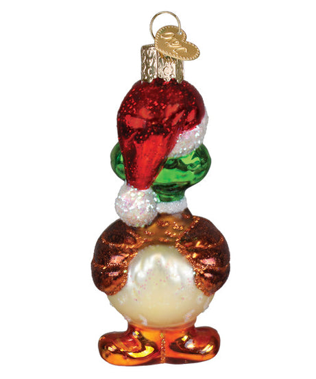 Silly Santa Duck Ornament