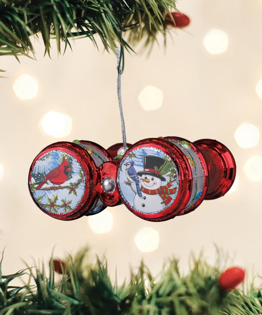 Bird Binoculars Ornament