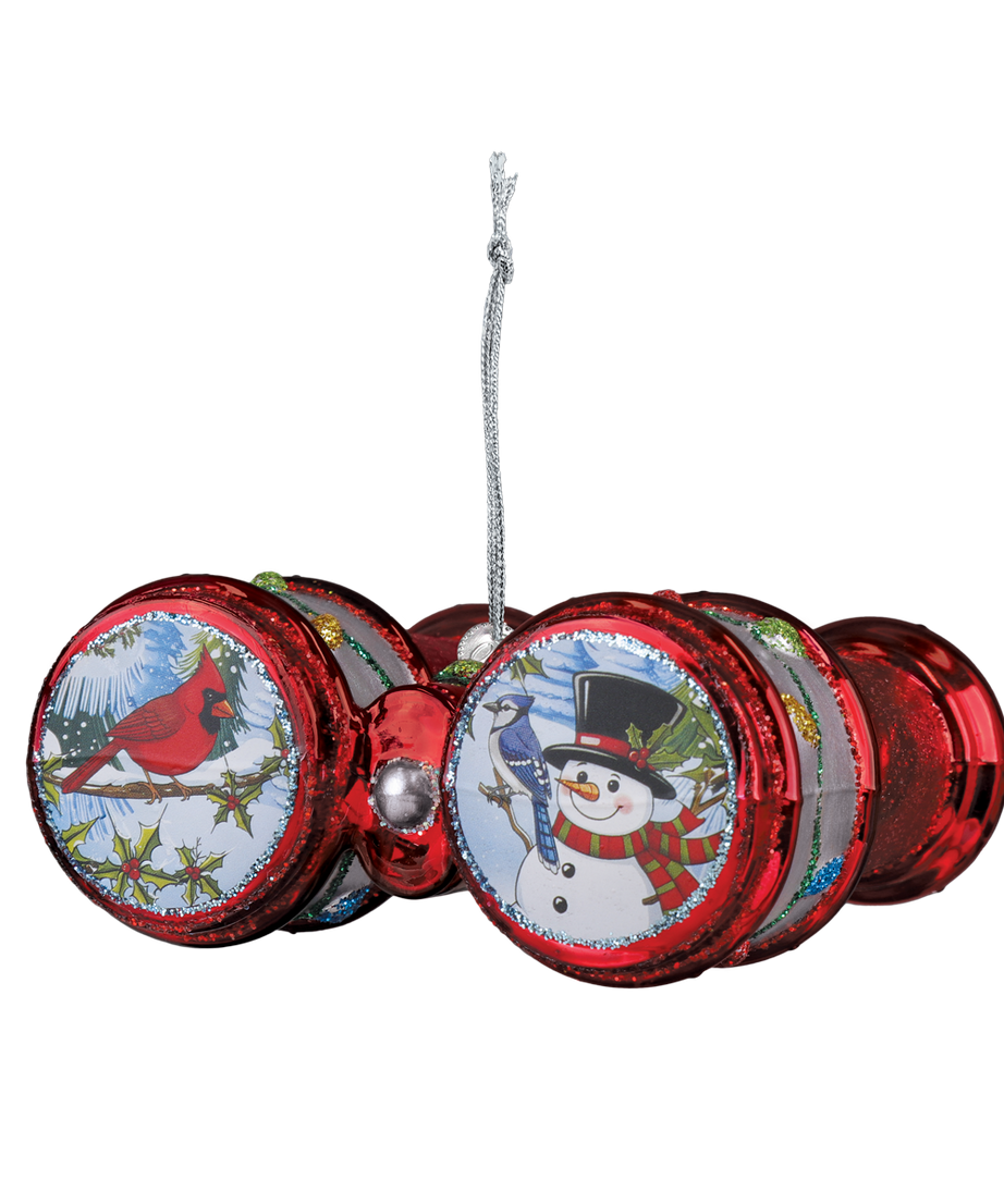 Bird Binoculars Ornament