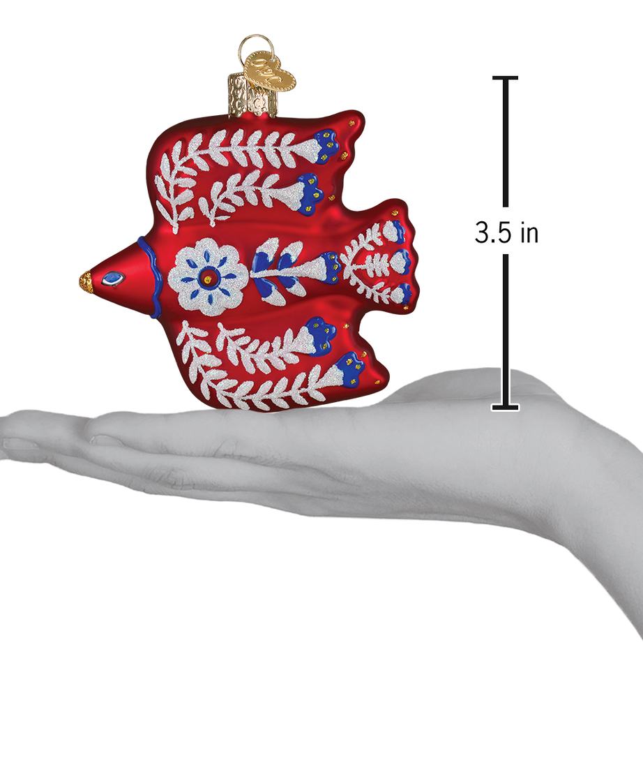 Folkfeather Thrush Ornament