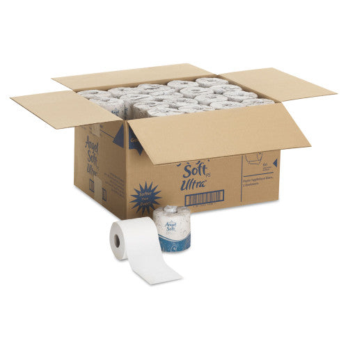 Georgia Pacific Professional Angel Soft ps Ultra 2-Ply Premium Bathroom Tissue, Septic Safe, White, 400 Sheets/Roll, 60/Carton (16560) - Grazingbelles