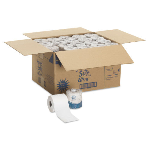 Georgia Pacific Professional Angel Soft ps Ultra 2-Ply Premium Bathroom Tissue, Septic Safe, White, 400 Sheets/Roll, 60/Carton (16560) - Grazingbelles