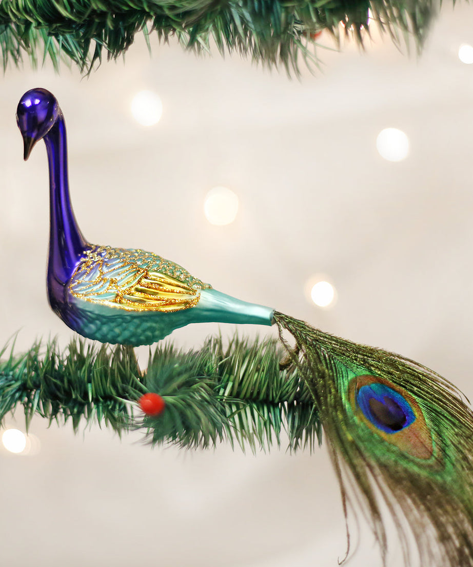 Magnificent Peacock Ornament