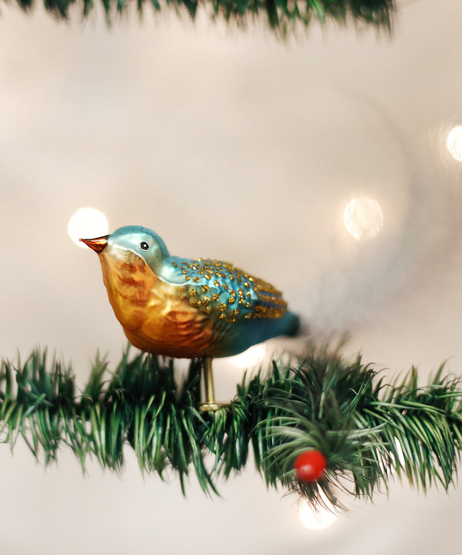 Forest Finch Ornament
