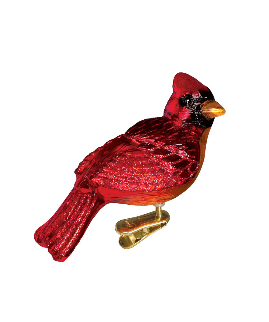 Resting Cardinal Ornament