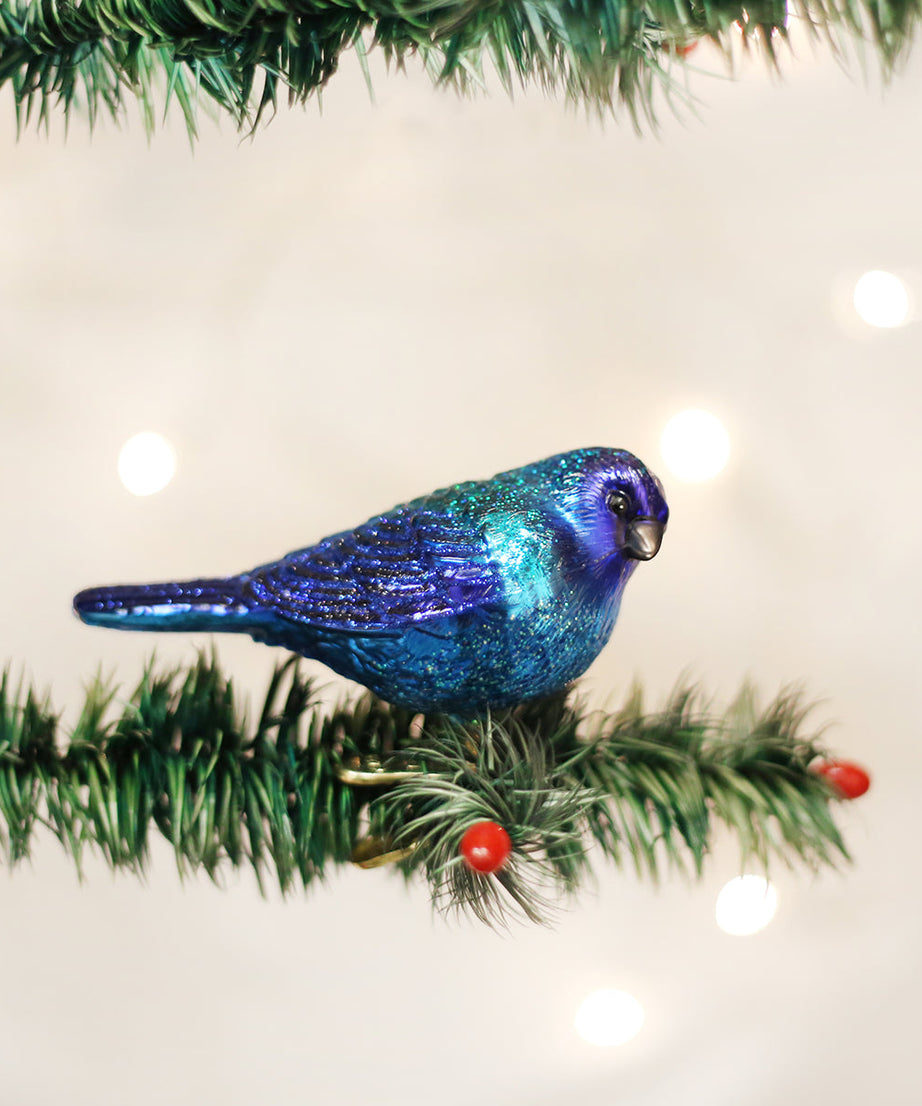 Indigo Bunting Ornament