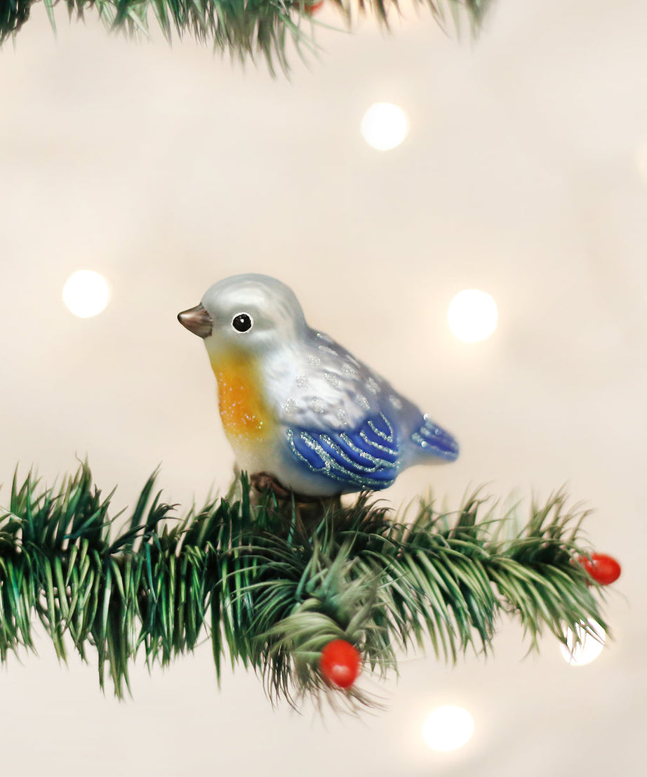 Baby Bluebird Ornament