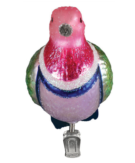 Pink Fruit Dove Ornament