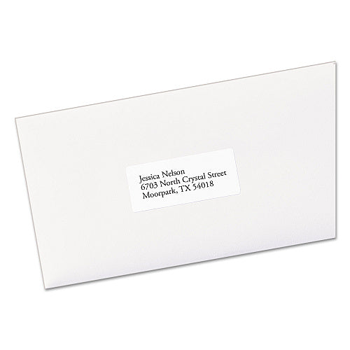 Avery EcoFriendly Mailing Labels, Inkjet/Laser Printers, 1 x 2.63, White, 30/Sheet, 100 Sheets/Pack (48460) - Grazingbelles