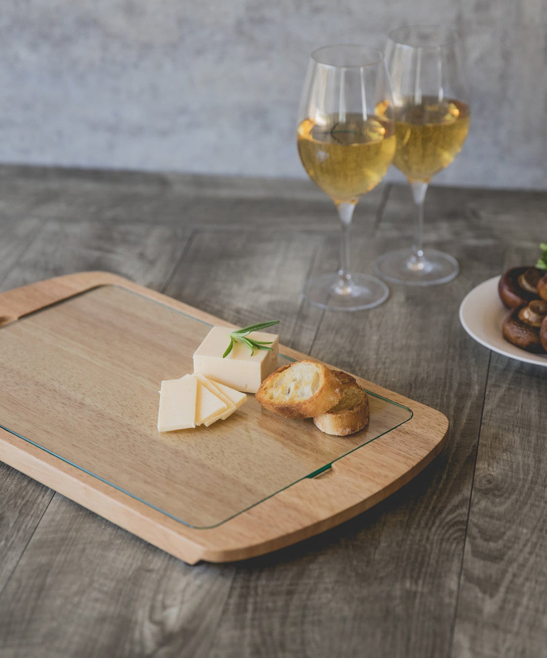 Billboard Glass Top Serving Tray