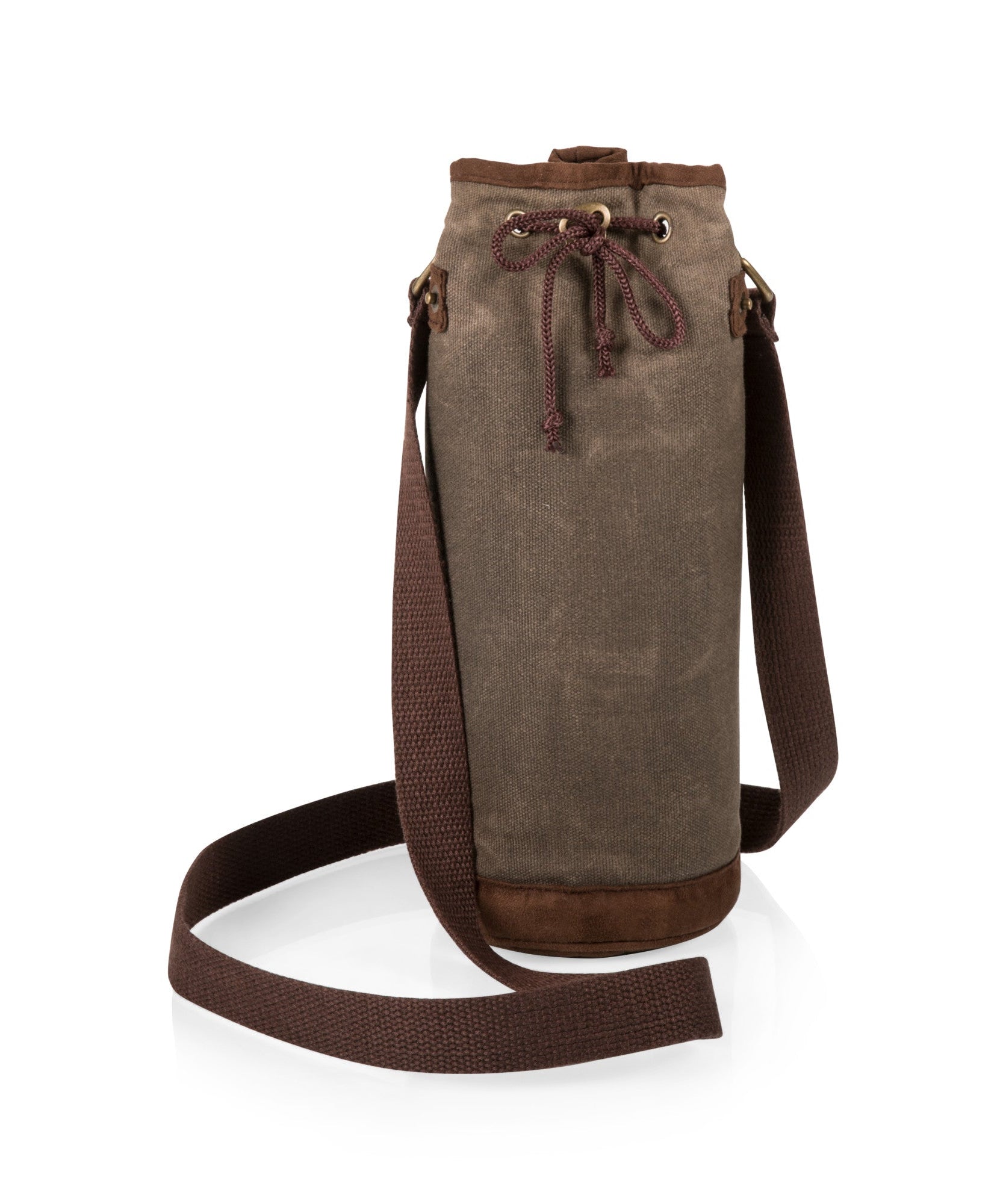 Waxed Canvas Wine Tote