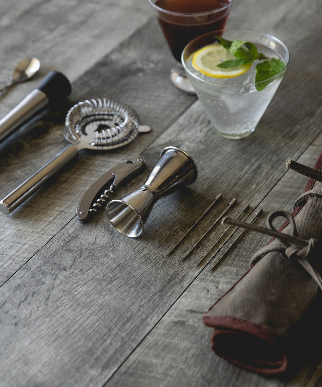 10-Piece Bar Tool Roll Up Kit