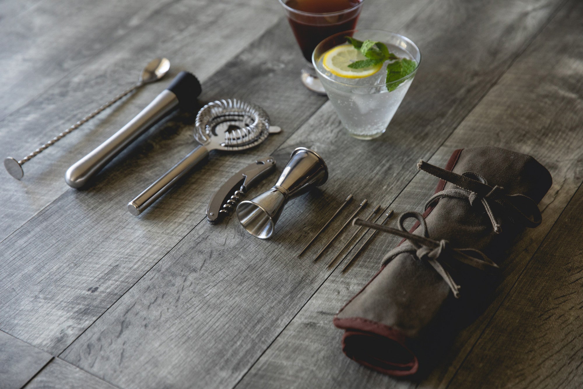 10-Piece Bar Tool Roll Up Kit
