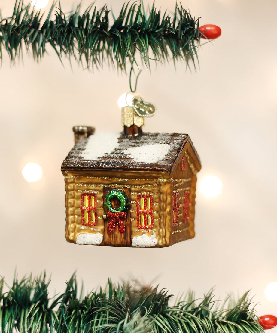 Log Cabin Ornament