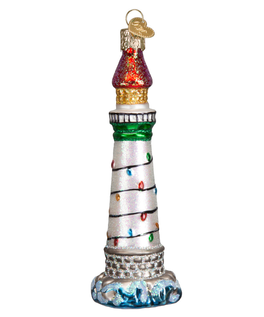 Holiday Lighthouse Ornament