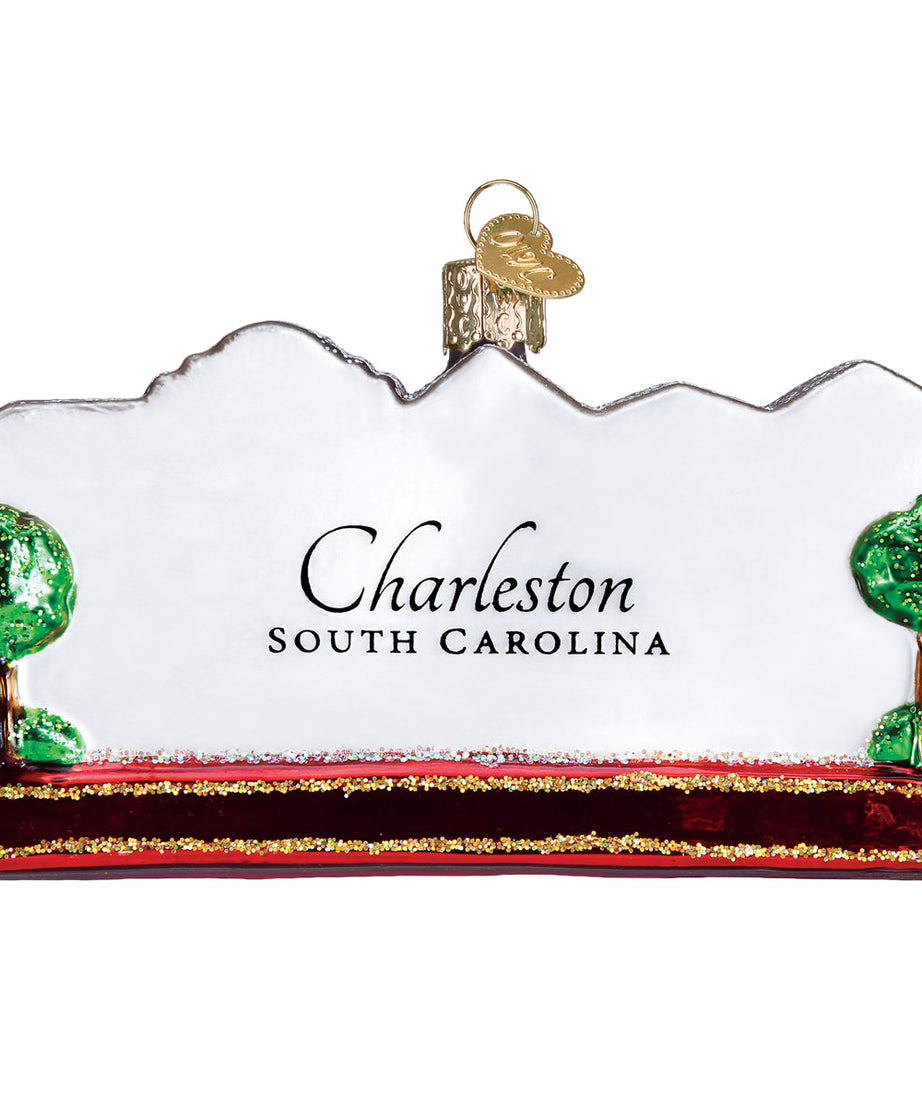 Rainbow Row Ornament