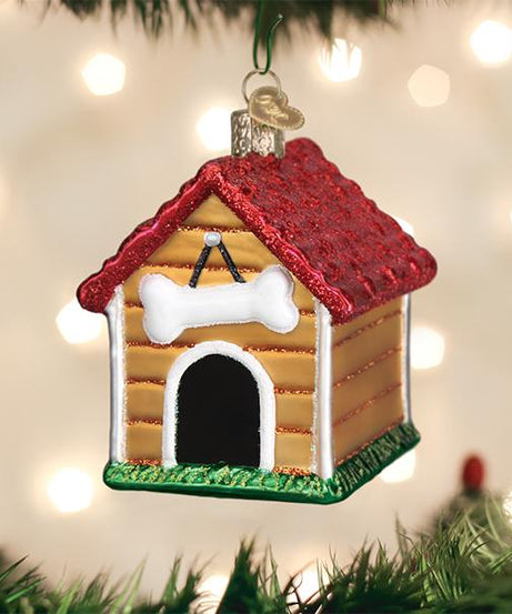 Dog House Ornament