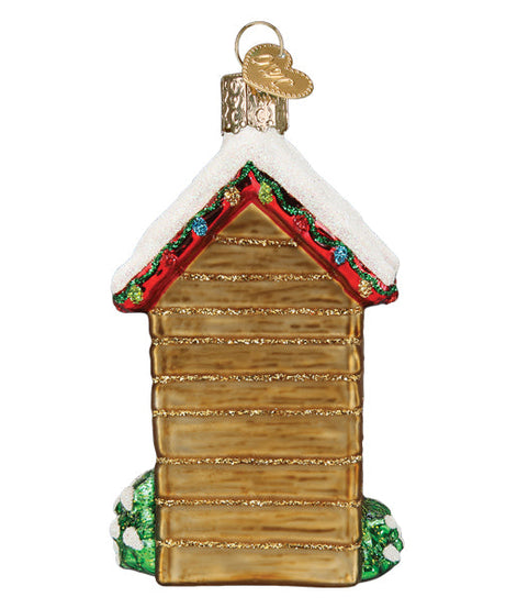 Holiday Outhouse Ornament