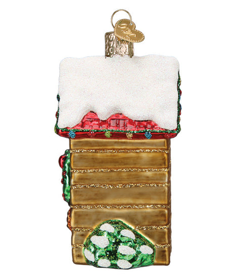Holiday Outhouse Ornament