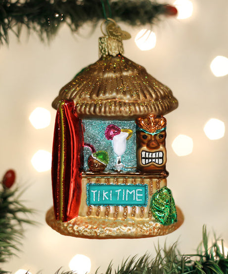 Tiki Hut Ornament