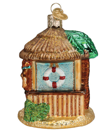 Tiki Hut Ornament