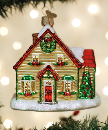 Christmas Cottage Ornament