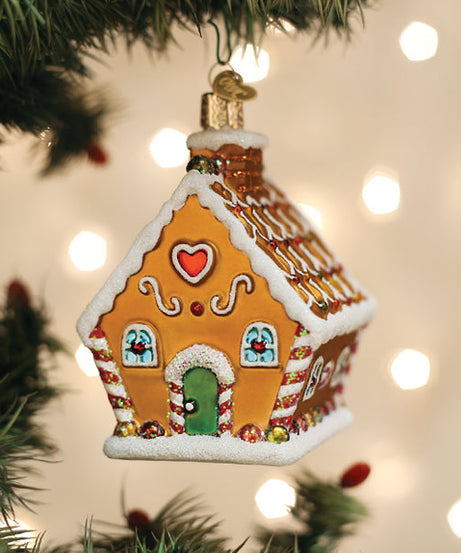 Sweet Gingerbread Cottage Ornament