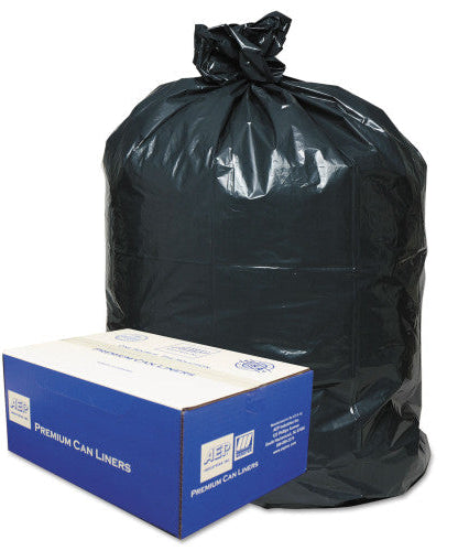 Classic Linear Low-Density Can Liners, 30 gal, 0.71 mil, 30" x 36", Black, 25 Bags/Roll, 10 Rolls/Carton (303618B) - Grazingbelles
